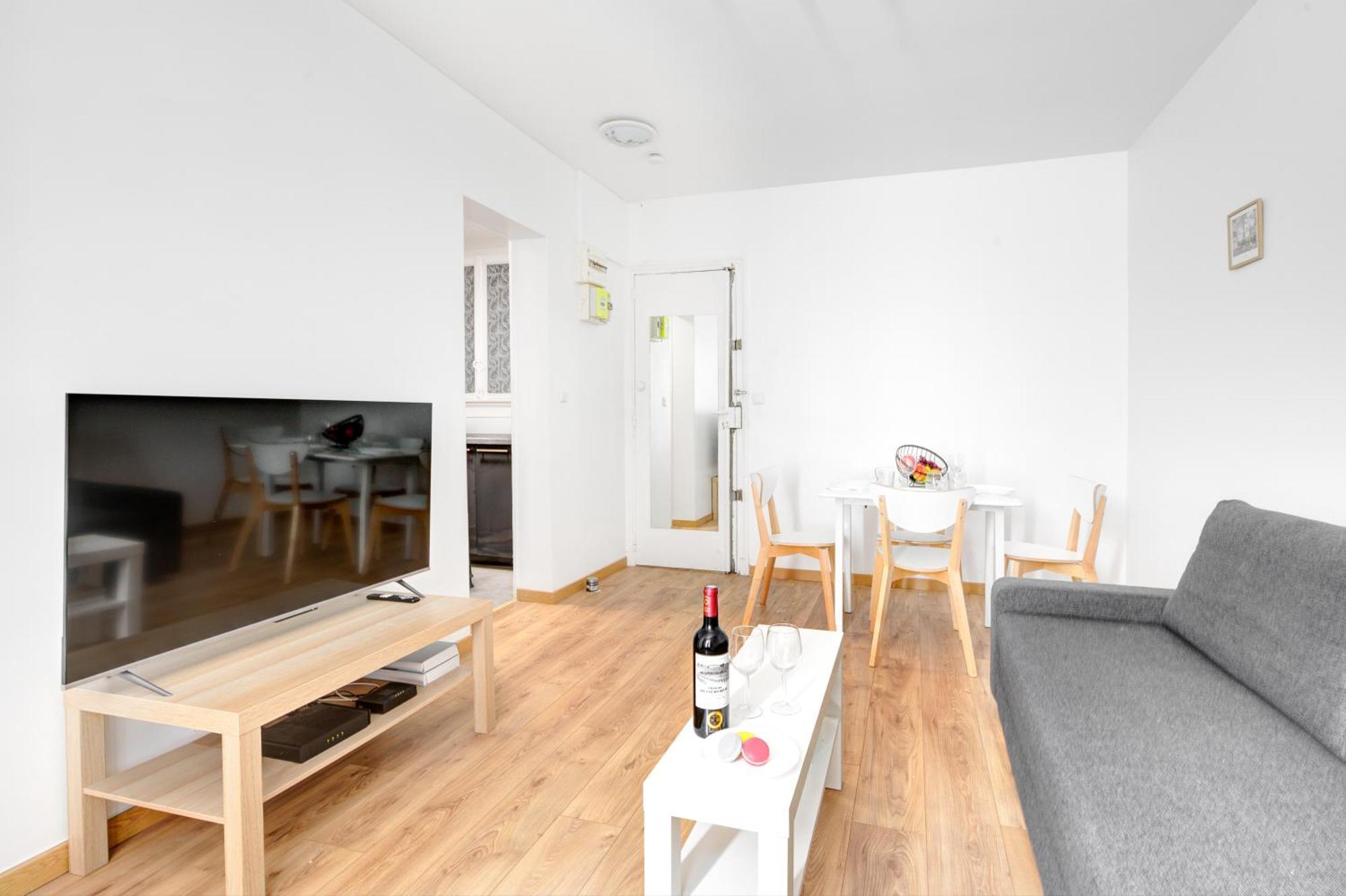 4 Personnes Charmant Appartement Paris 13Eme Luaran gambar