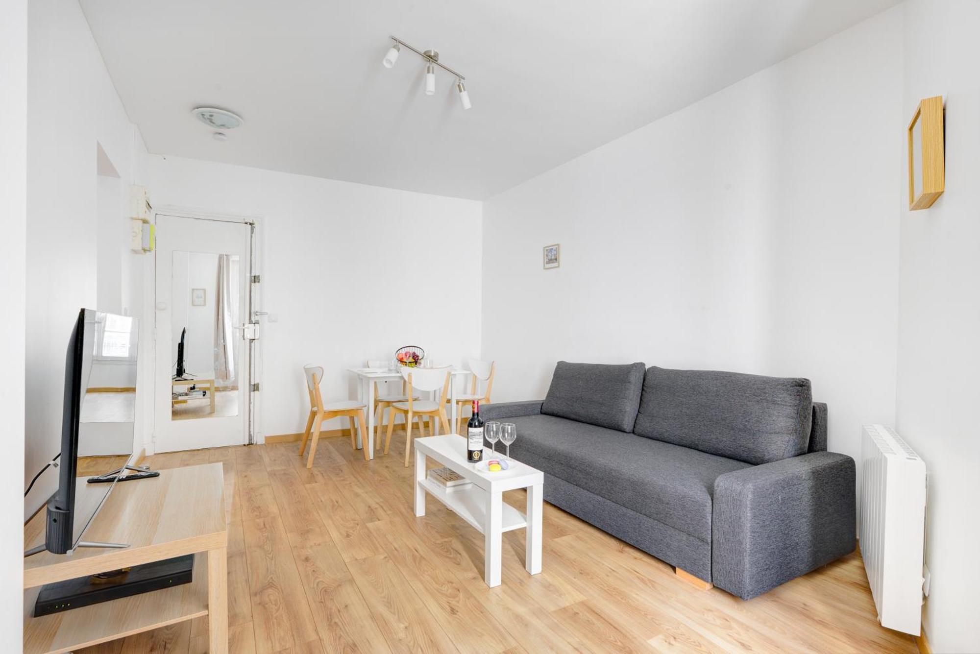 4 Personnes Charmant Appartement Paris 13Eme Luaran gambar